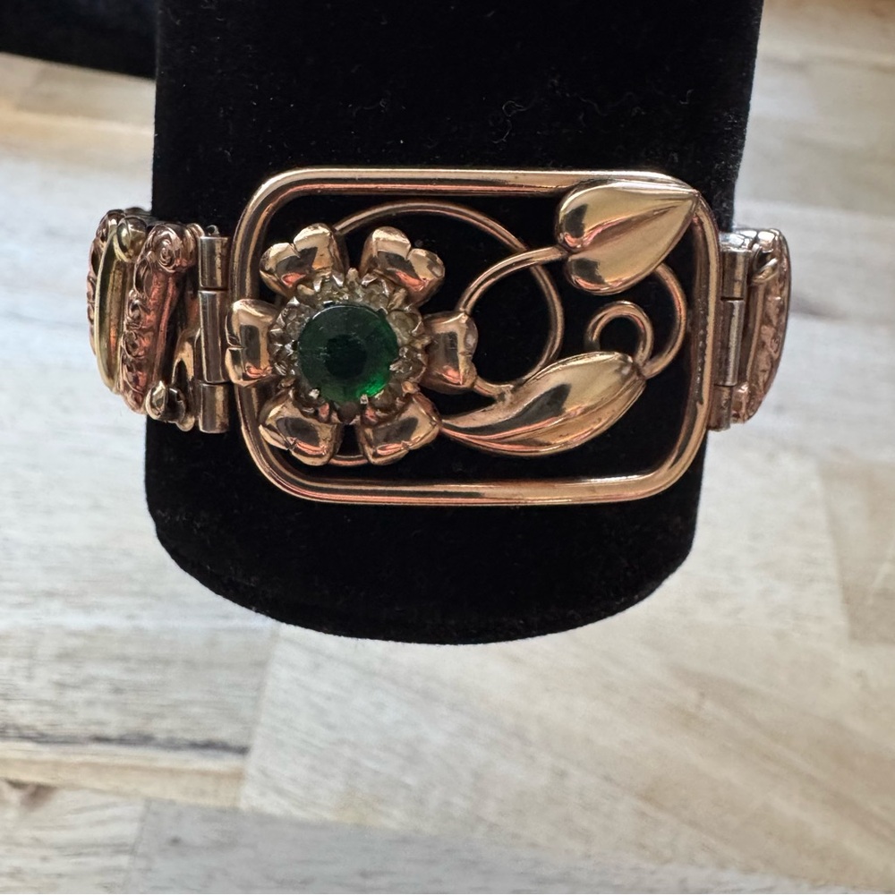 Lustern LS Co. 12k 1/20 Gold Filled On Expandable Bracelet